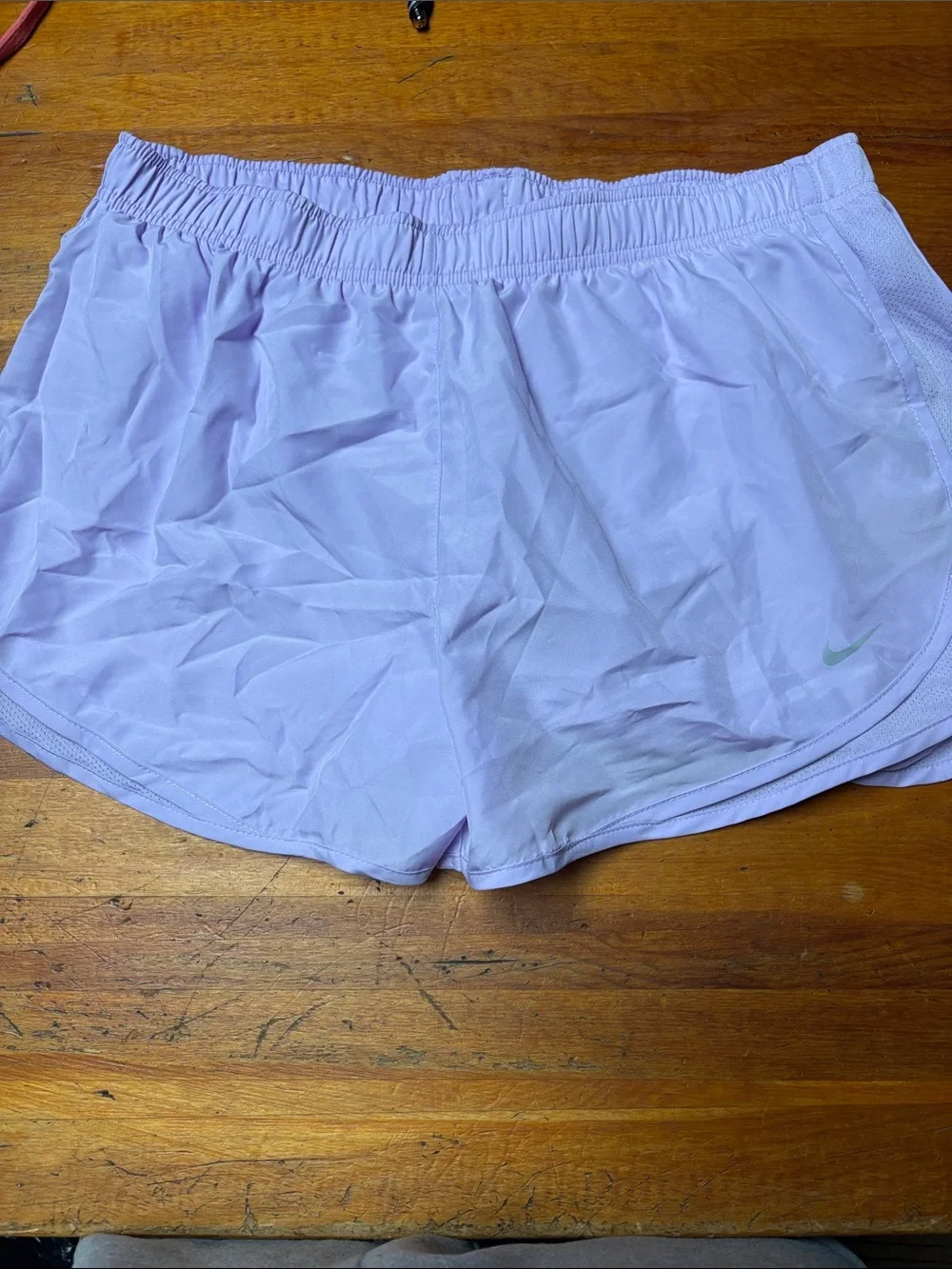Nike Women's Light Lavender Dri Fit Athletic Shorts NWT
